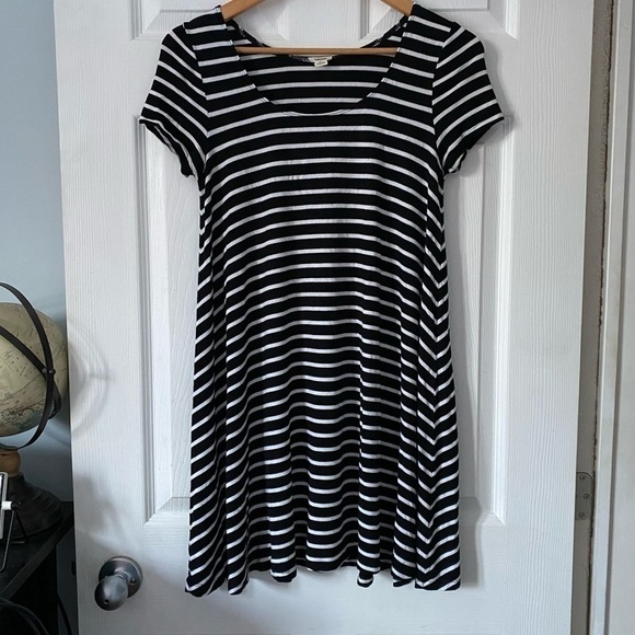 GARAGE Striped Shirt Dress - Picture 2 of 6